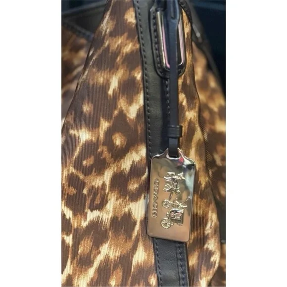 Coach Madison Ocelot Phoebe Shoulder Bag – Brown Leopard Print | EUC - Picture 5 of 12